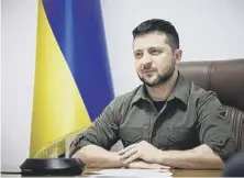  ?? ?? 0 Ukrainian president Volodymyr Zelensky