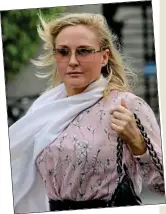  ??  ?? dublin: Gayle Killilea at the High Court in May – without her ring