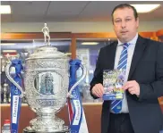  ??  ?? Linfield chairman Roy Mcgivern at the launch of the club’s fiveyear strategy