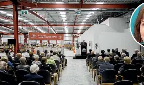  ?? DAVID UNWIN/STUFF ?? Toyota New Zealand’s expansion in Palmerston North was opened in December.