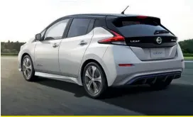  ??  ?? New Leaf will have a 235-mile range; E-plus model could top 310 miles
