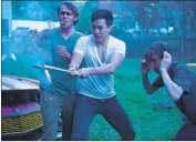  ?? Samuel Goldwyn Films ?? ELLAR Coltrane, left, Hayden Szeto and Bill Milner in “Summer Night,” from director Joseph Cross.