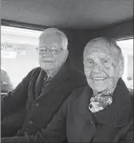  ?? Photo contribute­d ?? Russell and Mildred Wright have been married 78 years.