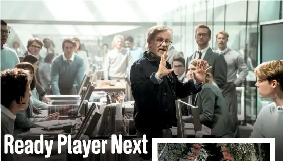  ??  ?? Main: Game on for Spielberg with Ready Player One.