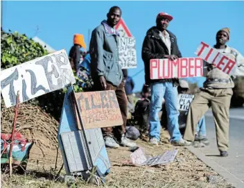  ?? Picture: GALLO IMAGES/ HERMAN VERWEY ?? BLEAK FORECAST: Prediction­s are that 35% of South Africans won’t have jobs by December.