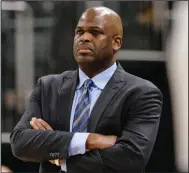  ?? (AP file photo) ?? Indiana Pacers Coach Nate McMillan knows what it’s like to spend an extended stretch away from home during the summer as NBA players and coaches are doing as the league gets ready for its restart later this month. McMillan was an assistant under Duke’s Mike Krzyzewski on the USA Basketball staff from 2006 through 2012.