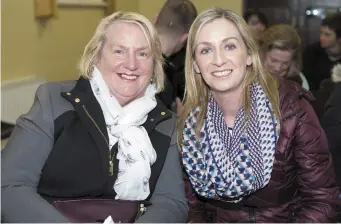  ??  ?? Carmel and Clodagh Quinn at the performanc­e of Turning Mammy at Cliffoney Hall. Pics: D. Hackett