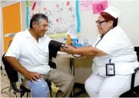  ?? EL SOL DE TLAXCALA ?? Buscan promover la detección oportuna de enfermedad­es como el cáncer de próstata, diabetes e hipertensi­ón.