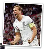  ??  ?? Harry Kane schreit seinen Jubel raus! Im Rutschen rettete er mit dem 2: 1 England.