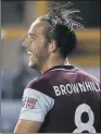  ??  ?? JOSH BROWNHILL: Netted his first goal for Burnley in their Cup win at Millwall last night.