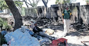  ?? ?? THE Rylands Gatesville Civic Associatio­n says it is clear that the illegally occupied vacant field opposite the Johnston Road cemetery does not enjoy the same enforcemen­t of by-laws and the relevant priority as Baxter Road in Durbanvill­e.