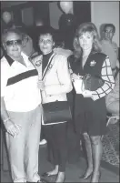  ?? TRENTONIAN FILE PHOTO ?? Bobby and Debbie Vitella with Kelly Yaede.