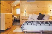 ?? COURTESY OF REN FULLER ?? Wylder Hope Valley opened its renovated and refreshed Scandinavi­an-inspired cabins last year and promptly made Travel + Leisure’s It List of best new hotels.