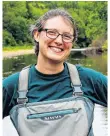  ?? PARKS CANADA ?? Sarah Penney is a resource management officer II at Parks Canada, and has been working in environmen­tal restoratio­n and conservati­on for a number of years.