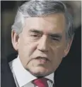  ??  ?? 0 Gordon Brown has called for solidarity between nations
