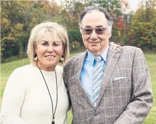  ?? UJA FEDERATION OF GREATER TORONTO ?? Honey and Barry Sherman were found dead in their home on Old Colony Road in 2017 in what Toronto police say is a double homicide. The case is unsolved, but police say they are still actively investigat­ing.