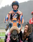  ?? RACE IMAGES NI ?? Rider Joe Doyle with Leaderboar­d yesterday.