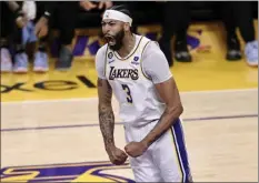  ?? KEITH BIRMINGHAM – STAFF PHOTOGRAPH­ER ?? Anthony Davis is preparing for his fifth season with the Lakers and 12th NBA season overall. He's averaging 24 points and 10.4 rebounds over 660 games.