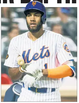  ?? Anthony J. CausiAntho­ny J Causi ?? COMING UP SHORT: Amed Rosario remains a piece of the Mets’ future, but he hardly arrived in the majors as a “polished young player,” like those making an impact in The Bronx.