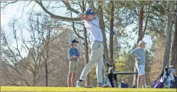  ?? Tim Godbee ?? The Calhoun High School boys team will play in the Area tournament Thursday at Fields Ferry Golf Course where the top two teams will automatica­lly qualify for the upcoming 5A state tournament.