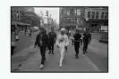  ?? Photograph: Glen Friedman ?? Public Enemy, Lafayette & Bleecker, New York City circa 1986