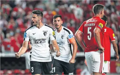  ?? ?? Portimonen­se venceu o Benfica na Luz em outubro de 2021, com golo de Lucas Possignolo