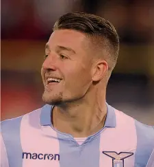  ?? GETTY ?? Sergej Milinkovic, 22 anni, serbo, alla Lazio dal 2015-16