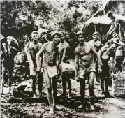  ?? Joe Holley / Houston Chronicle ?? Perth and Houston sailors and Marines who survived the Battle of Sunda Strait endured 3½ years of slave labor in Japanese prison camps.