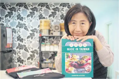  ?? Cookbook, in Picture: AFP ?? AUTHENTIC FLAVOURS. Taiwanese cooking instructor Ivy Chen, co-author of the Made in Taiwan her kitchen in Taipei. The book seeks to show the island’s cuisine stands on its own, she says.