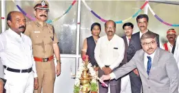  ??  ?? Principal District Judge K Murali Shankar inaugurati­ng the fourth additional sub court in the combined court complex in Tiruchy on Monday