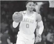  ?? FRANK FRANKLIN II AP ?? Russell Westbrook has interest in joining the Heat or the Clippers once he’s bought out by the Jazz.