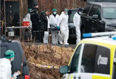  ?? Foto: Olav Olsen ?? ⮉ En mann i 40-årene ble erklært død på stedet i en hytte i Nord-odal fredag.