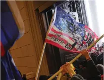  ?? Tribune News Service/getty Images ?? Protesters supporting break into the U.S. Capitol on Jan. 6 in Washington, D.C.