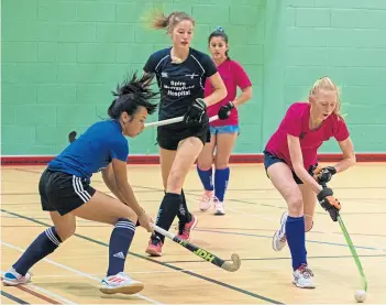  ??  ?? Dundee Wanderers Women at a recent training session.