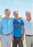  ??  ?? Macri. En la visita a Intiyaco.