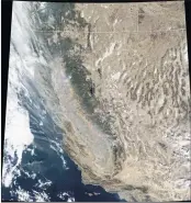  ?? JOSHUA STEVENS ?? NASA Earth Observator­y images by, using MODIS data from NASA EOSDIS/LANCE and GIBS/Worldview.