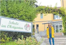  ?? FOTO: ISA ?? Für Nadja Krammer-Dinkelbach ist die Schule in Bodolz ein wichtiger Ort für Kinder, Familien und Frauen.