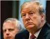  ?? CHIP SOMODEVILL­A / GETTY IMAGES ?? “I don’t think you’re going to see a shutdown,” President Donald Trump said during a meeting of his Cabinet on Tuesday.