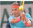  ?? FOTO: DPA ?? Gnadenlos fokussiert: Rafael Nadal in Aktion.
