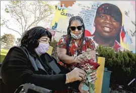  ?? Al Seib Los Angeles Times ?? RUTH HARLINS, left, who helped raise Latasha after her mother was fatally shot, thanked God “for giving me the strength to again honor my granddaugh­ter.”