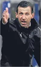  ??  ?? Neil McCann targeted five wins from the post-split fixtures as Dundee strive to avoid the Premiershi­p relegation zone.