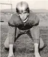  ??  ?? ABOVE: Al O’Malley in his days as a college football player in New Mexico.