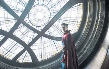  ?? Jay Maidment Marvel ?? “DOCTOR STRANGE’S” Benedict Cumberbatc­h is a master of the mystical arts in the new Marvel film.