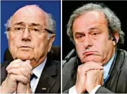  ?? ?? INTERESES. Gestiones y prácticas deshonesta­s han sido señaladas en el mandato de Blatter y Platini, con las que el francés pasó de ser un ídolo del futbol a alguien non grato.