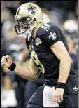  ?? GETTY IMAGES ?? At 37, Drew Brees leads the league in passing yardage and is second in TD passes.