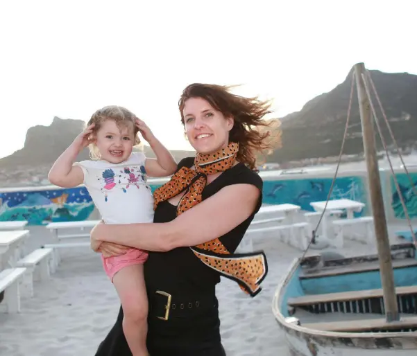  ??  ?? HOME FROM HOME: Barbara McCarthy and daughter Romi have found a life worth living by moving to South Africa