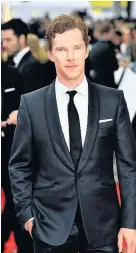  ?? Matt Crossick ?? > Sherlock star Benedict Cumberbatc­h