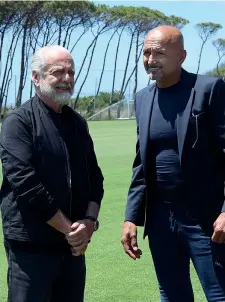  ?? Images) ?? In crisi Il presidente De Laurentiis con l’allenatore Spalletti(Getty