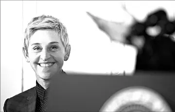  ??  ?? DeGeneres in Washington, D.C., on Nov 22, 2016. — WP-Bloomberg photo