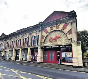  ??  ?? The Curzon Cinema in Clevedon will be opening on October 16